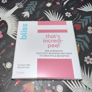 Bliss That's Incredi-Peel Glycolic Pads - Pink and White